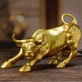 Escultura de Touro Dourado de Wall Street