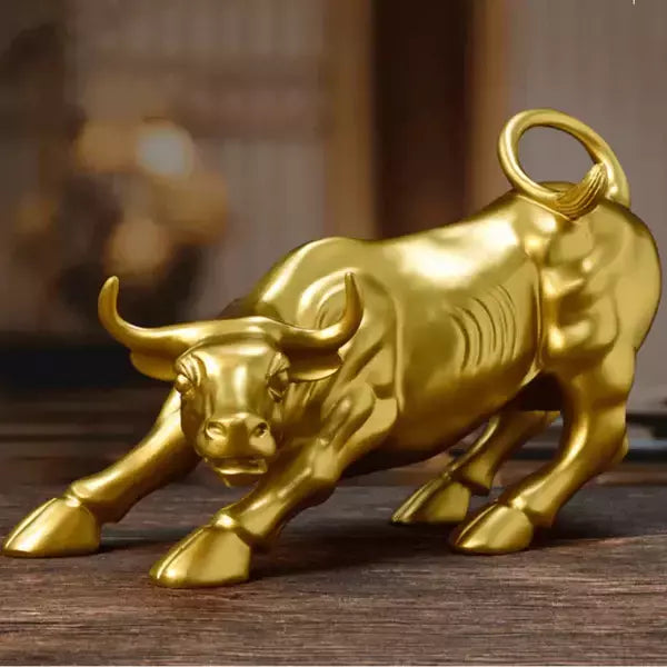 Escultura de Touro Dourado de Wall Street