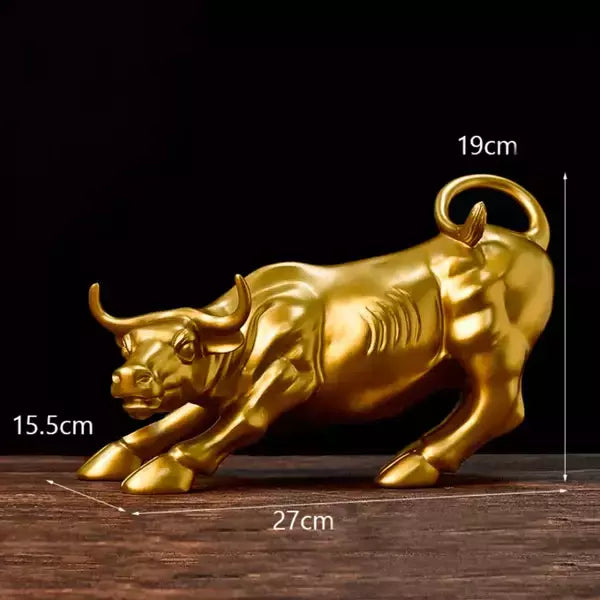 Escultura de Touro Dourado de Wall Street