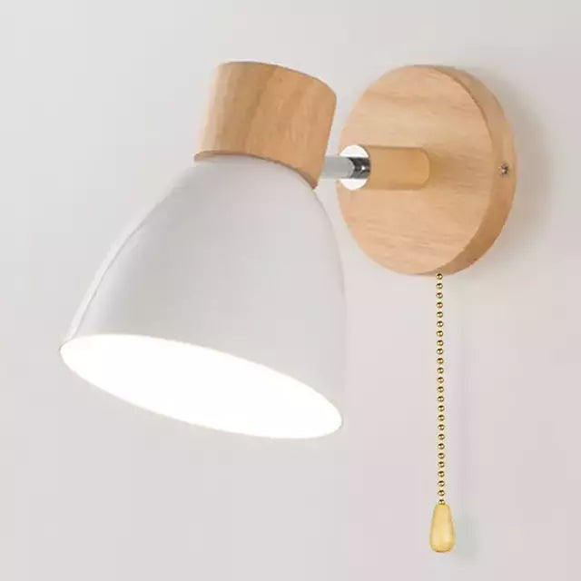 Arandela de Parede Para Quarto Wooden