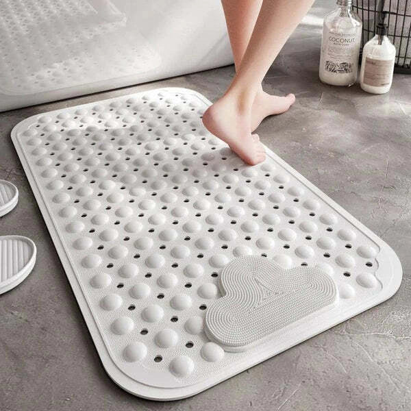 Tapete Antiderrapante de Box com Massageador de Pés